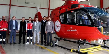 Samsun’a yeni ambulans helikopter