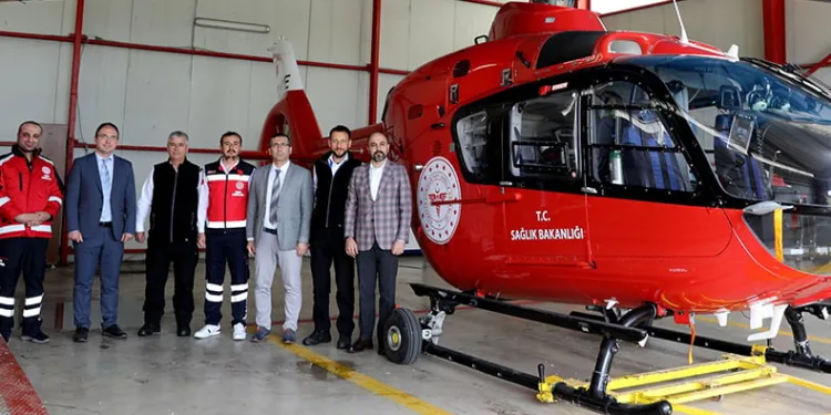 Samsun’a yeni ambulans helikopter