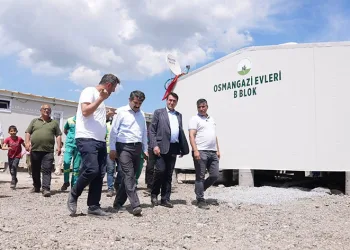 İslahiye’deki Osmangazi Evleri’nde hayat başladı