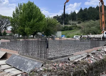 Harmancık’ta gençlik merkezinin temelleri atıldı