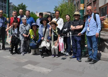 Japon turistler Eskişehir’i çok sevdi