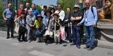 Japon turistler Eskişehir’i çok sevdi