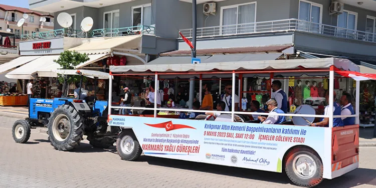 Marmaris yağlı güreşlere hazır