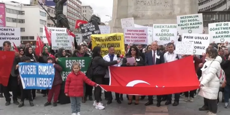 “Söz istiyoruz, atama istiyoruz”