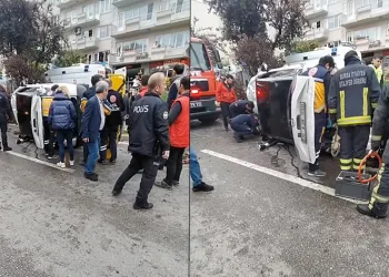 Bursa’da okul yolunda faciadan dönüldü