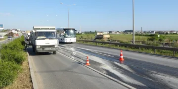 Trafik kazası sonrası ‘asit’ paniği