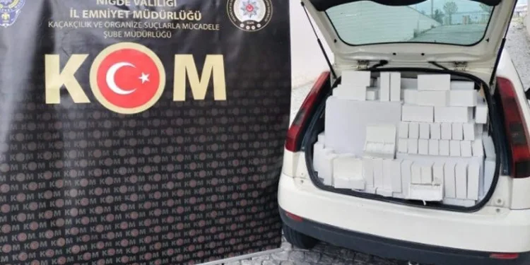 465 bin makaron ele geçirildi
