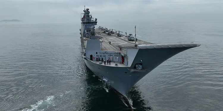 TCG Anadolu ilk tatbikatına çıkıyor
