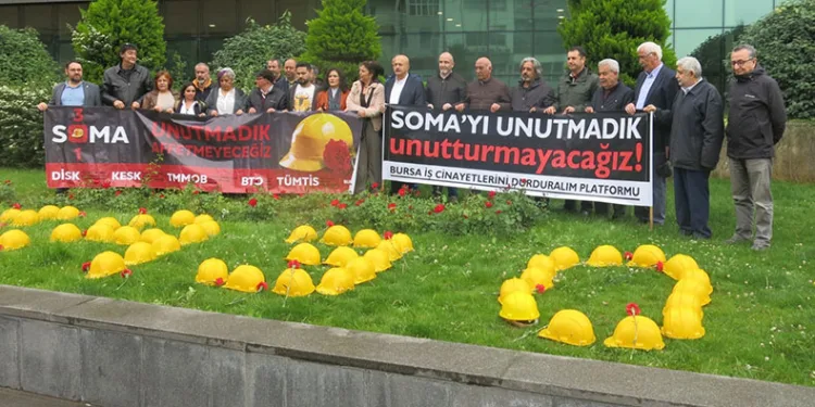 TMMOB Bursa İKK Soma faciasını unutmadı