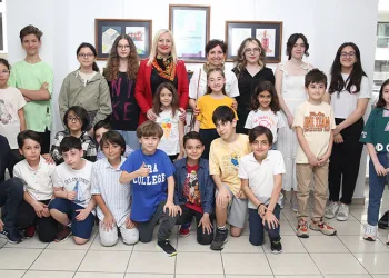 Nilüfer’de küçüklerden mesaj dolu çizgiler