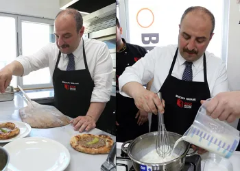 Bakan Varank Bursa’da mutfağa girdi
