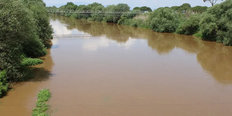Menderes Nehri’nde sevindiren manzara