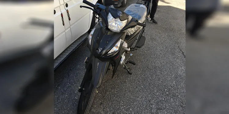 Park halindeki motosiklet çalındı