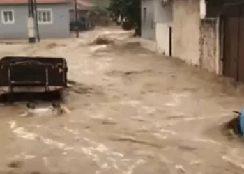 Koçarlı’da sel böyle geldi