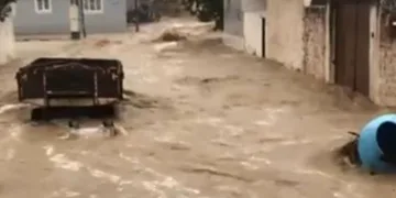 Koçarlı’da sel böyle geldi