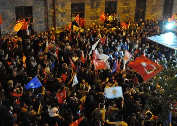Kars’ta Erdoğan sevinci