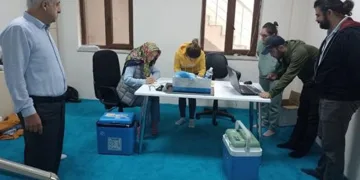 Hacı adayları aşı oldu
