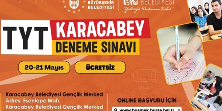 Karacabey’de gerçeğe yakın TYT provası