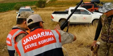 Jandarmadan avcılara yönelik denetim