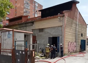 Ankara’da korkutan trafo yangını