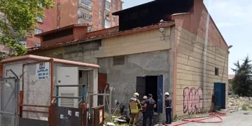 Ankara’da korkutan trafo yangını