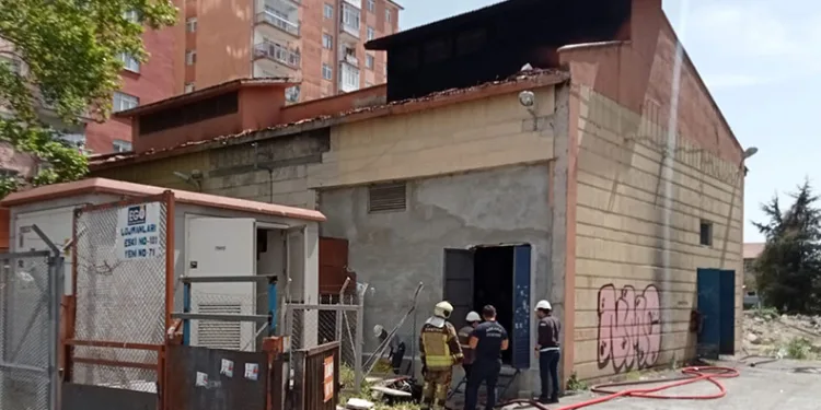 Ankara’da korkutan trafo yangını