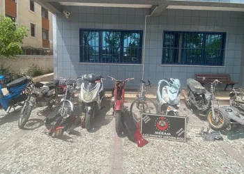 Motosiklet hırsızı 9 şahıs yakalandı