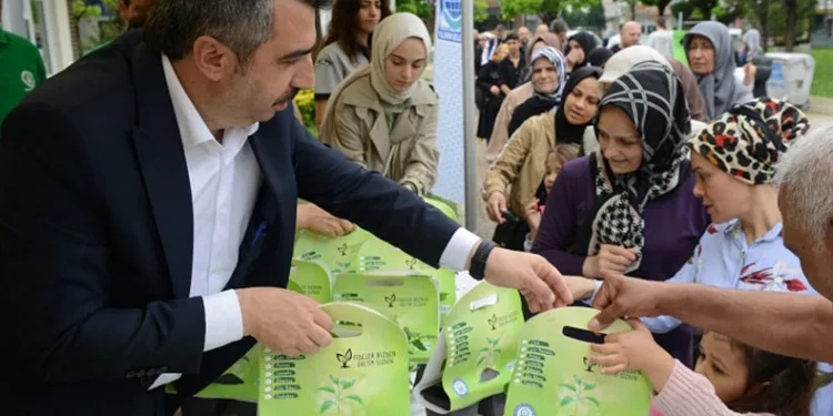 Yıldırım Belediyesi’nden 25 bin fide