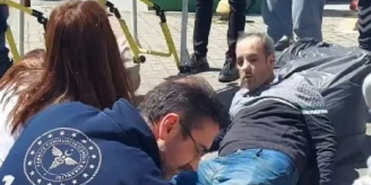 860 bin lirası gasp edildi