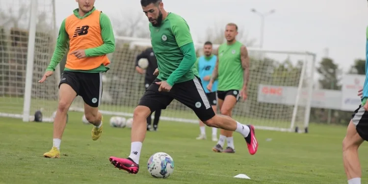 Konyaspor, Kayserispor maçı hazırlıklarını sürdürdü