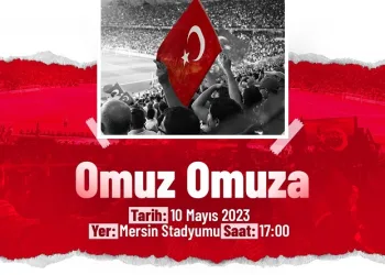 “TFF Omuz Omuza Gösteri Maçı” yarın Mersin’de oynanacak
