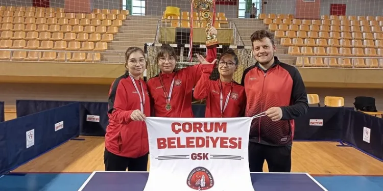 Çorum Kadın Masa Tenisi Takımı Süper Lig’de