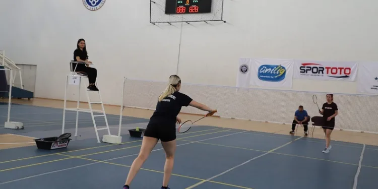 Badminton spor müsabakaları sona erdi