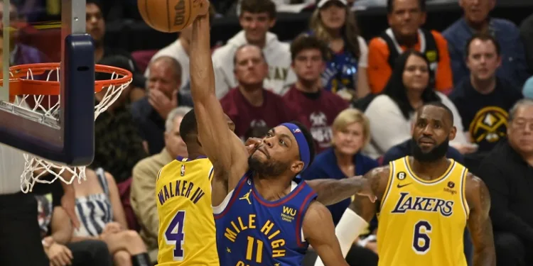 NBA’de Denver Nuggets, Los Angeles Lakers karşısında seriye galibiyetle başladı
