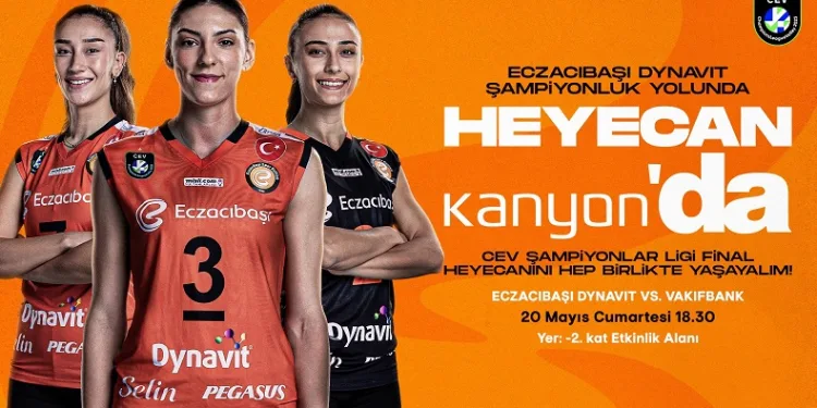 Eczacıbaşı Dynavit, CEV Şampiyonlar Ligi finalini birlikte izlemek için taraftarını davet ediyor