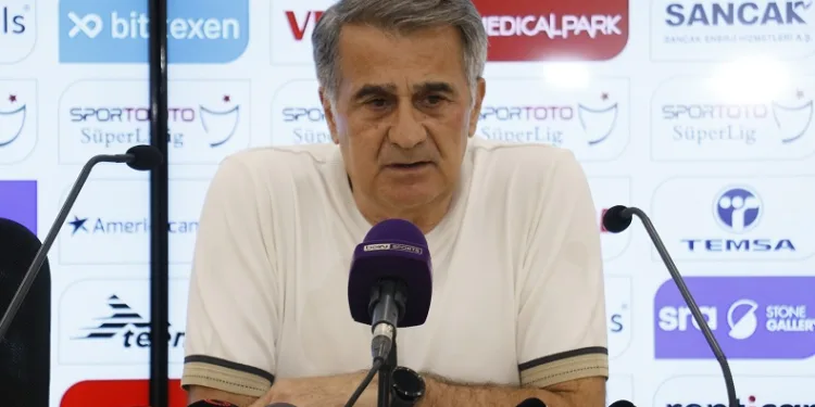 Beşiktaş Teknik Direktörü Şenol Güneş: “Mantık dışı, hukuk dışı bir lig”