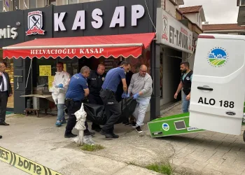 Kasap dükkanında cinayet
