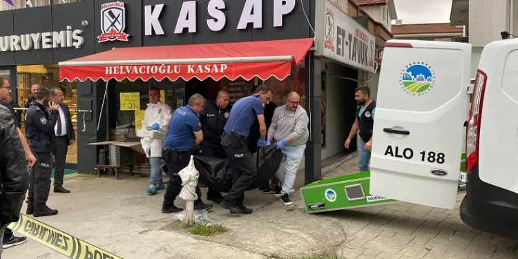Kasap dükkanında cinayet