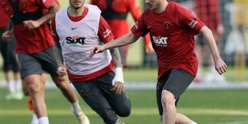 Galatasaray, MKE Ankaragücü maçı hazırlıklarını sürdürdü