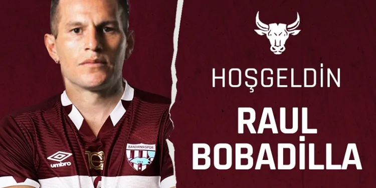 Bandırmaspor, Paraguaylı 35 yaşındaki santrfor Raul Bobadilla ile 1 yıllık sözleşme imzaladı., Bandırmaspor’da