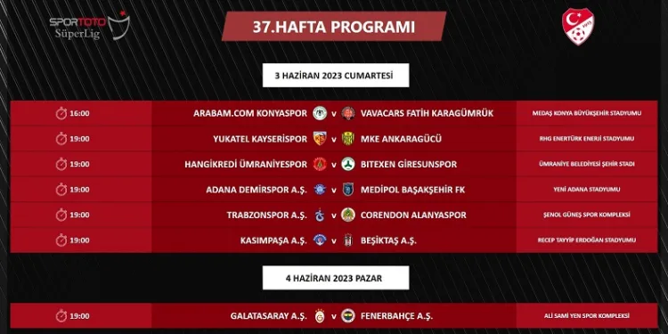 Galatasaray – Fenerbahçe derbisi 4 Haziran’da oynanacak