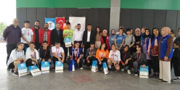 Gençlik merkezi üyeleri oryantiring de yarıştı