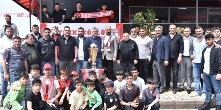 Samsunspor’un şampiyonluk kupası Tekkeköy’de