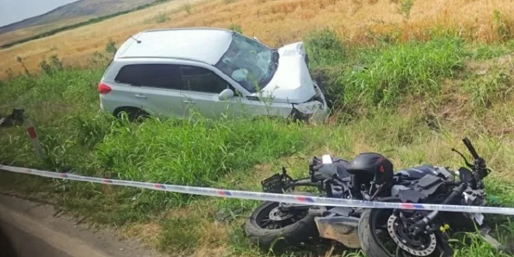 Feci kazada motosiklet sürücüsü hayatını kaybetti
