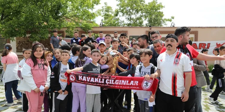 Samsunspor’un şampiyonluk kupası Kavak’ta