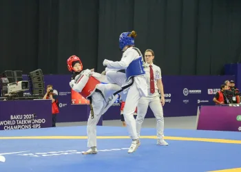 Merve Dinçel, Dünya Tekvando Şampiyonası’nda yarı finale yükseldi