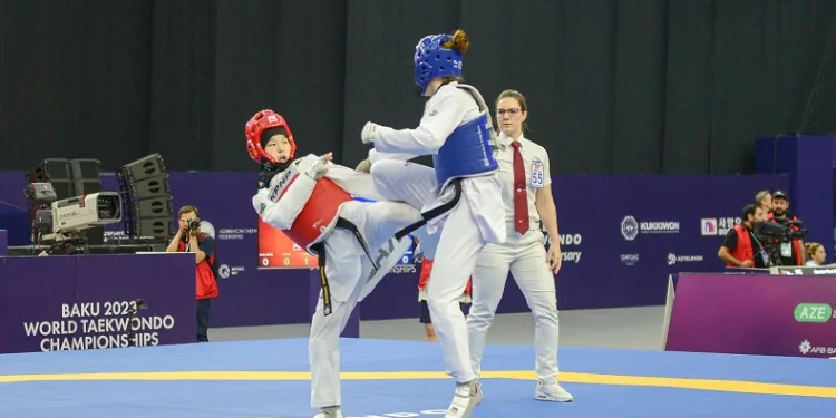 Merve Dinçel, Dünya Tekvando Şampiyonası’nda yarı finale yükseldi