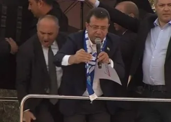 İmamoğlu mitingine taşlı saldırı
