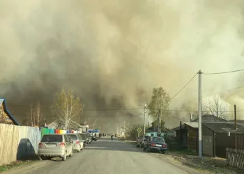 Ural bölgesindeki orman yangınları
