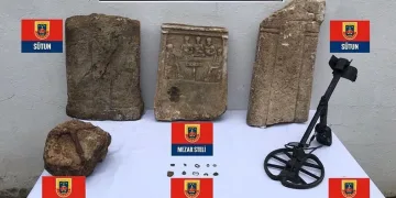 Gönen’de tarihi eser operasyonu